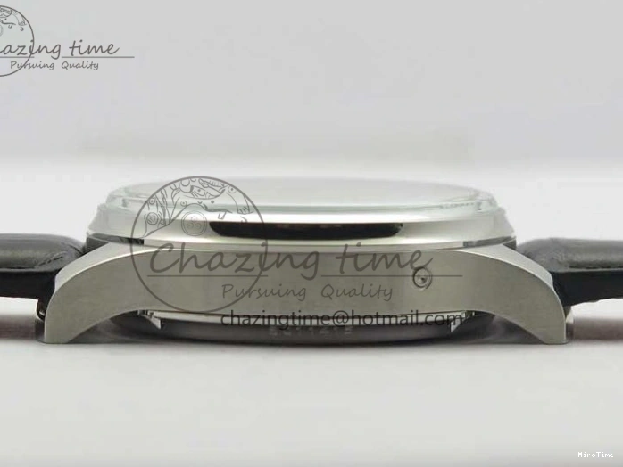 MIROTIME 0128 Portugieser Perpetual Calendar IW503406 V9F 1:1 Best Edition Silver Dial on Black Leather Strap A FastDry 7115